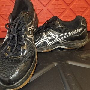 ASICS Women's Black and White Athletic Shoes